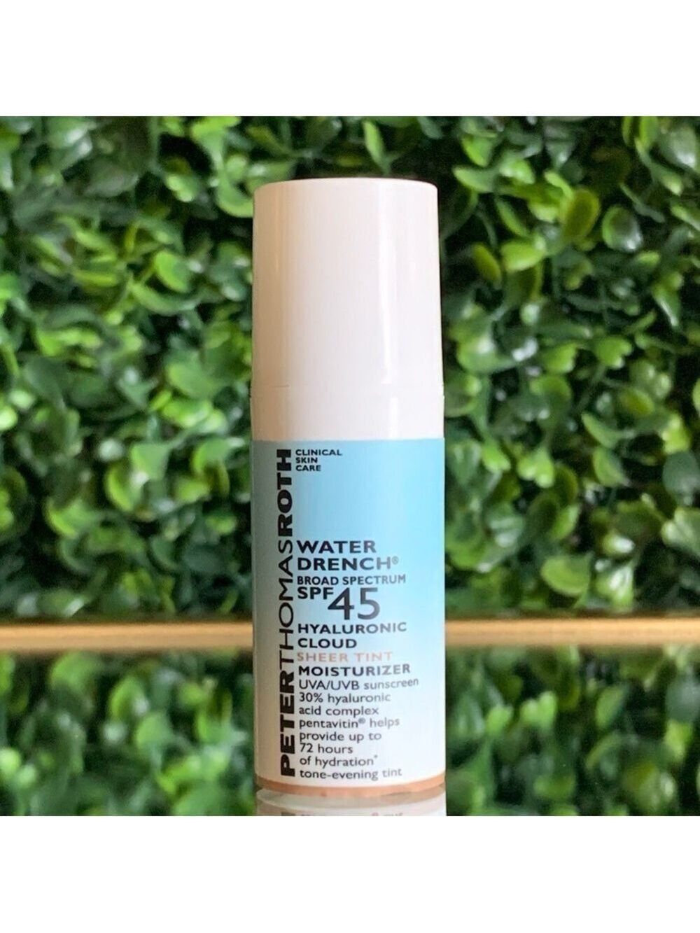 Peter Thomas Roth Water Drench Hyaluronic Cloud Sheer Tint Moisturizer SPF45 NEW